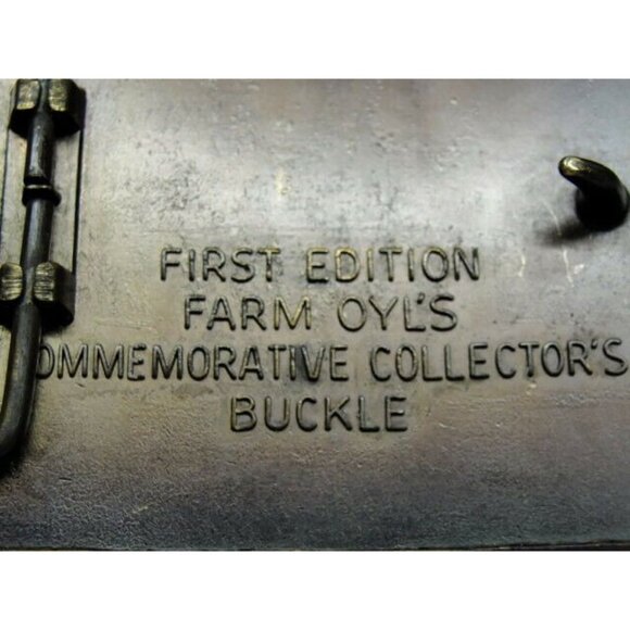 Farm Oyl's First Edition Belt Buckle Commemorative Collector's Buckle 55th Year - Picture 7 of 9